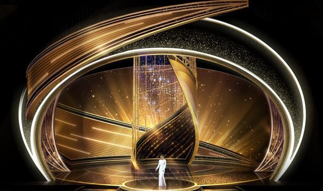 El escenario de los Oscar brilló como una estrella más de la gala