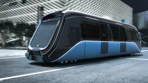 Modelo de tren futurista Gotio