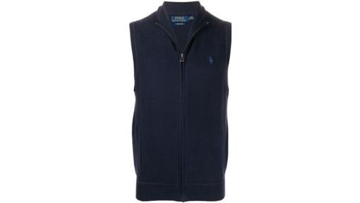 Chaleco con logo bordado, de Polo Ralph Lauren (165€).