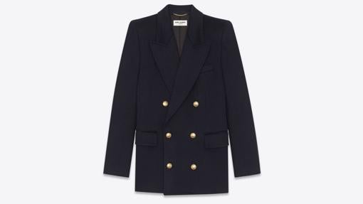 Blazer de cashmere con doble abotonadura, de Saint Laurent (2.690€)