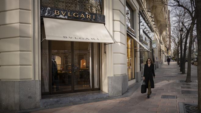 Fachada de Bulgari en la madrileña calle Ortega y Gasset