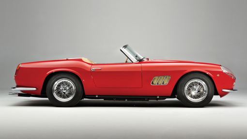 Imagen del modelo SWB del Ferrari 250 California Spyder