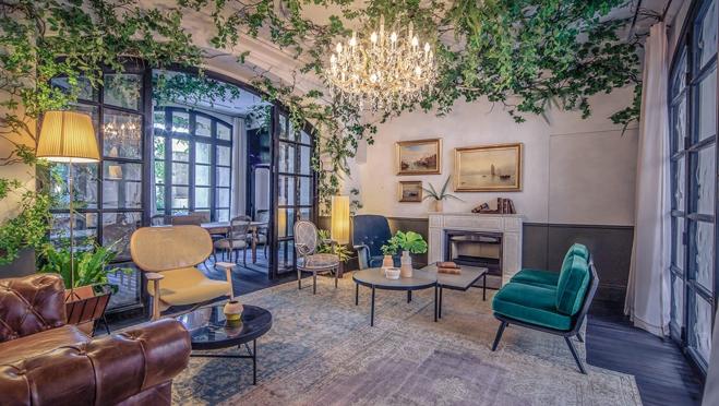 Imagen de uno de los salones de Can Bordoy