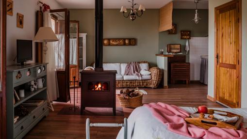 Imagen del salón de uno de los apartamentos