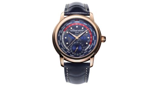 Frederique Constant Classic Worldtimer Manufacture oro rosa