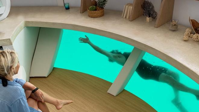 Cuenta con ventanas 360 grados desde las que ver el fondo marino y la inmensidad del océano