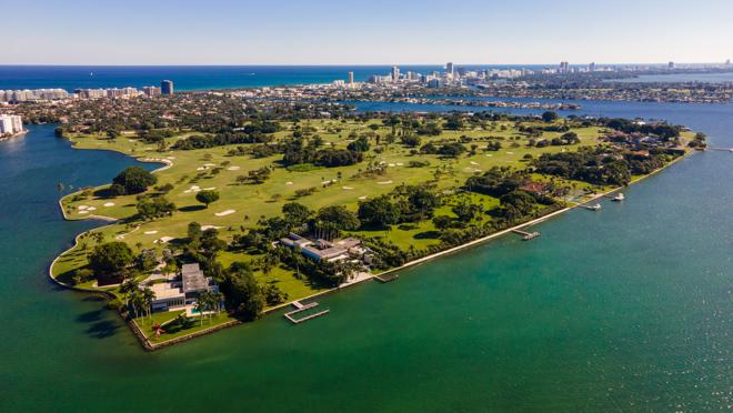 La isla es conocida como "el búnker de los millonarios"