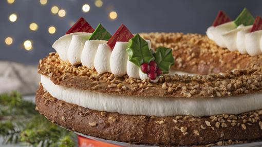 Roscón relleno de nata