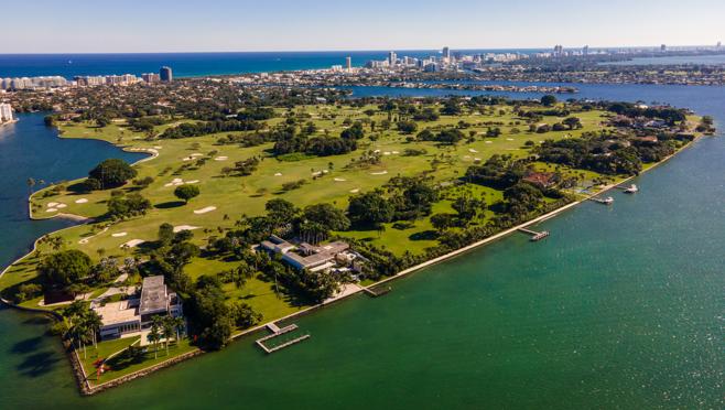 Visión panorámica de Indian Creeck