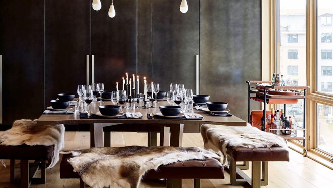 Las suites disponen de cocina totalmente equipada para que Takayama trabaje frente a sus comensales