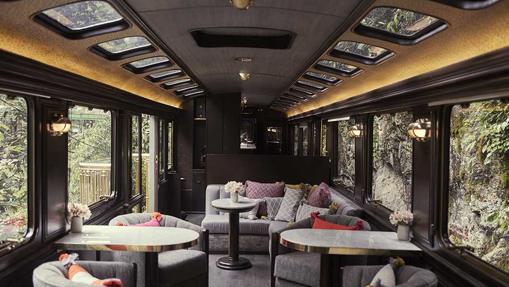 Imagen del comedor del Machu Picchu Train