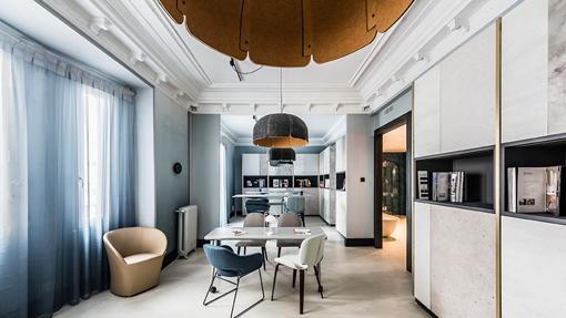 Uno de los espacios del showroom de Docontract MAD