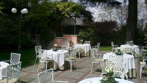 La terraza del restaurante Los Cedros