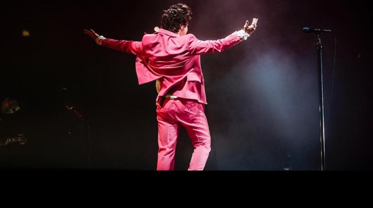 El traje rosa, uno de los preferidos de Harry Styles