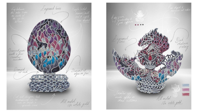 El huevo en sí está inspirado en el personaje de Daenerys y en su historia