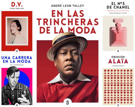 Collage de portadas de libros de moda. Editorial Superflua