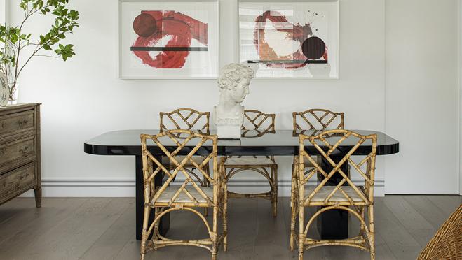 El bambú es uno de los materiales clave