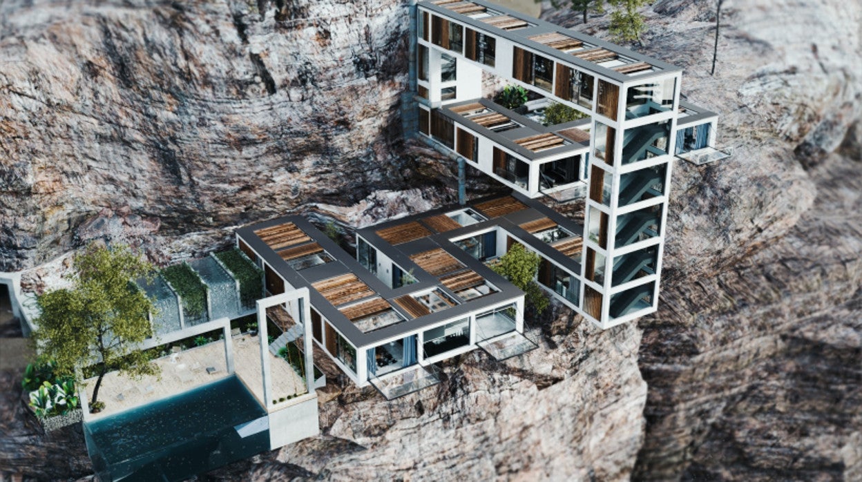 Así es la casa al borde del abismo que ha diseñado Milad Eshtiyaghi