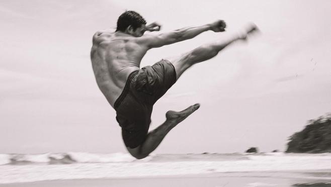 La playa es un lugar idóneo para entrenar