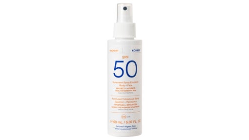 Spray Cuerpo y Cara SPF 50 de Korres.