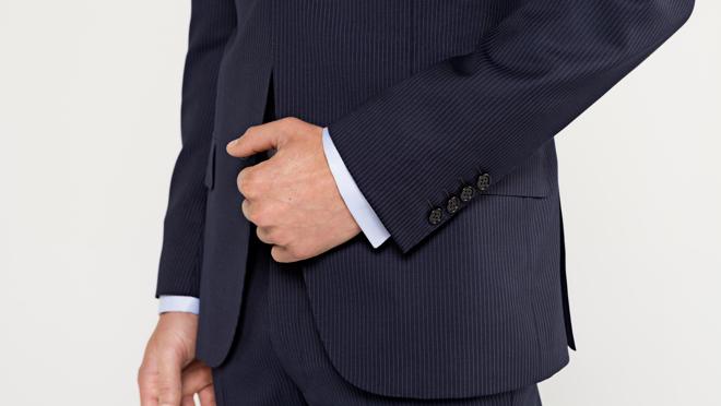 El bajo en mangas y chaquetas, cuestión de centímetros