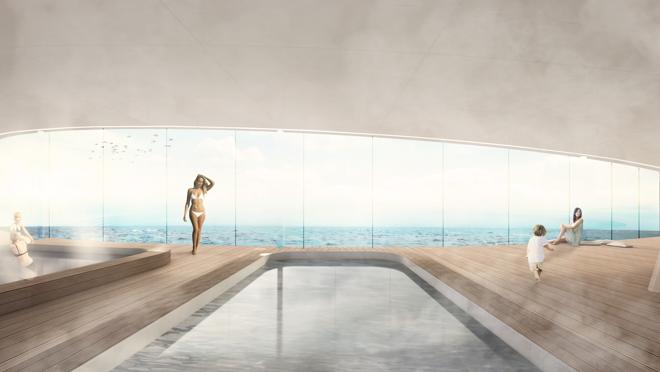 Los interiores de lujo incluyen una increíble piscina