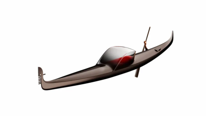 La góndola estaría fabricada de bambú comprimido laminado