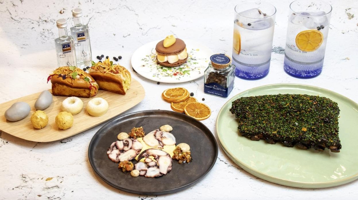 El menú Martin Miller´s Gin by Cuatromanos