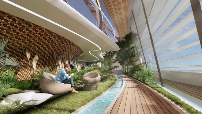 Además, cuenta con interiores de diseño y todo tipo de comodidades