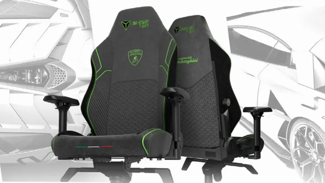 Imagen de la silla gamer de Secretlab en colaboración con Lamborghini