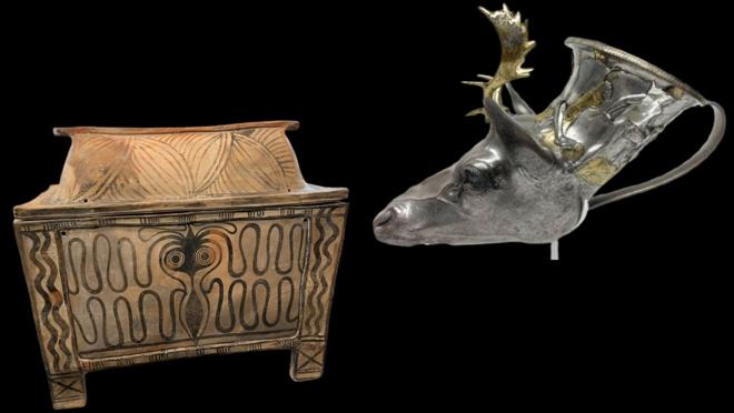 Algunas de las piezas de arte de la colección