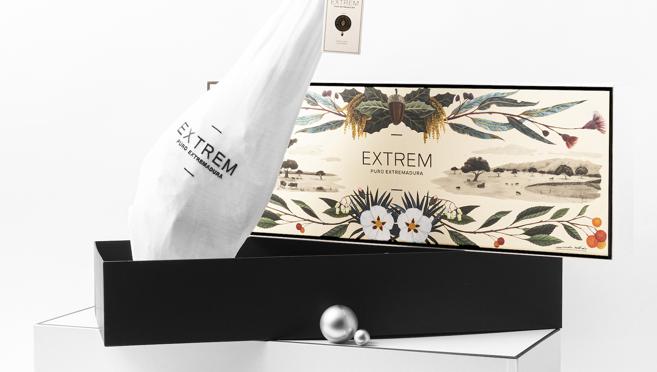 Cofre de Jamón y paleta by Mercedes Bellido (170€)