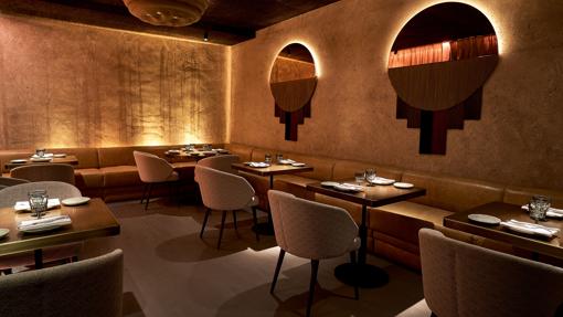 Una de las zonas del comedor de Terracotta