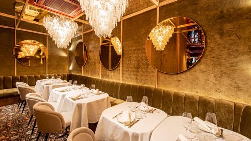 Sala de comedor del nuevo Casa Orellana en el barrio de Chamartín