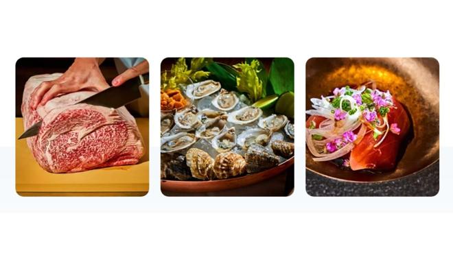 El menú hará las delicias de los paladares más sibaritas