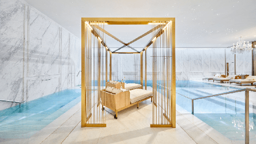Una de las zonas del Spa The Beauty Concept en el Hotel Mandarin Oriental Ritz de Madrid