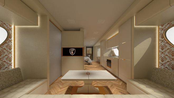 Todo en el interior de este vehículo es de puro lujo