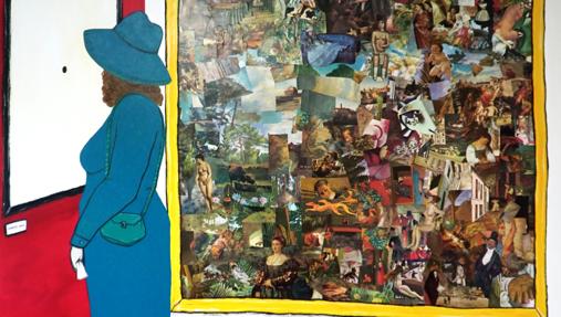 Una de las obras de Marina Tellme