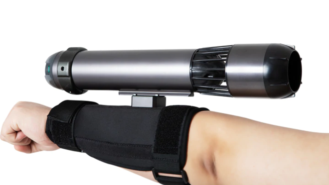 El subnado se puede acoplar tanto en brazos, como en piernas, así como en tablas de surf o canoas