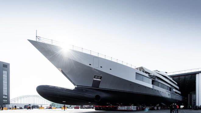 El yate Y720, uno de los últimos proyectos de la empresa Oceanco que se ha encargado de la construcción del nuevo mega yate de Jeff Bezos.