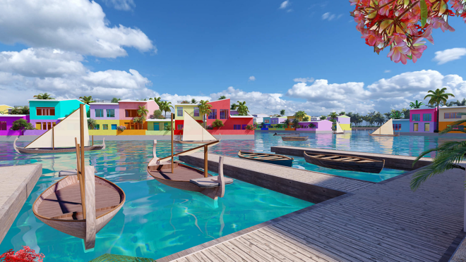 Las viviendas contarán con una terraza de 40 metros en la azotea y embarcadero