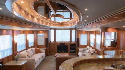 Interior de caravana de Leonardo Dicaprio