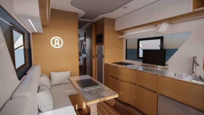 Imagen de los interiores de la Caracat 860