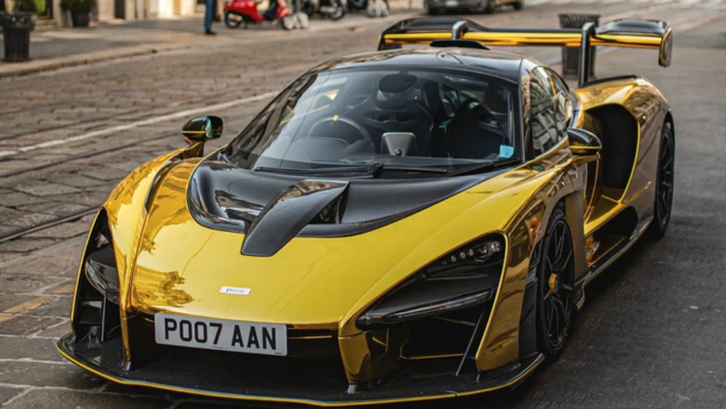 Imagen de su McLaren Senna