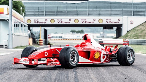 A subasta el Ferrari con el Schumacher ganó su sexto GP