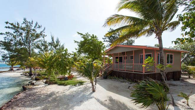 La isla de 2,5 acres es un lugar ideal para desconectar y relajarse