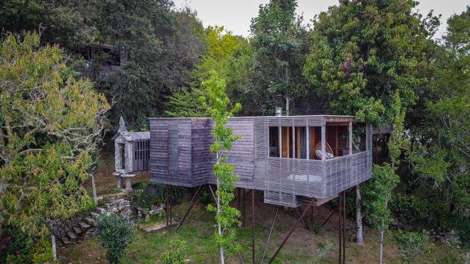 Cabañitas en el bosque permite desconectar en la naturaleza