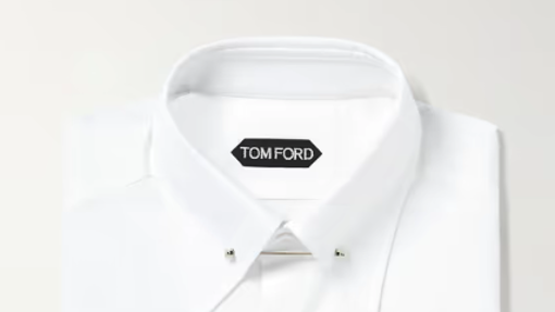Camisa blanca de Tom Ford. Precio: 455 euros.
