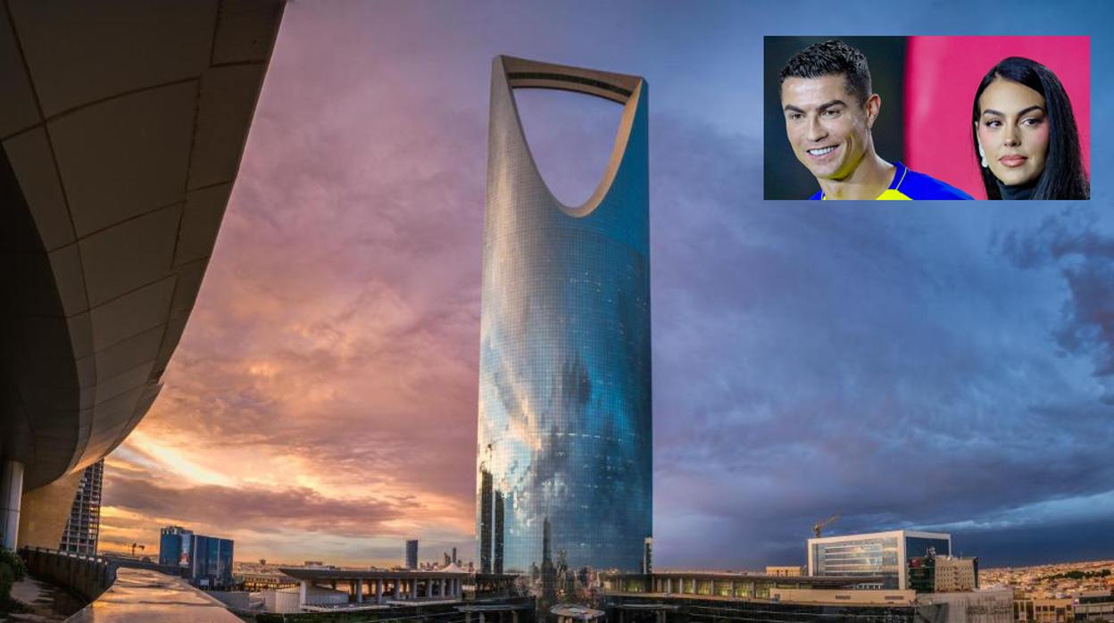 La torre Kingdom es el primer hogar de Cristiano Ronaldo y Georgina en Arabia Saudí.