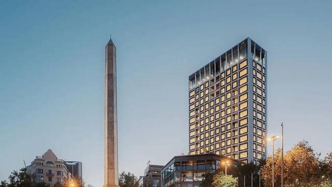 El ático se sitúa en el antiguo edificifio del Deutche Bank en el Paseo de Gracia de Barcelona.